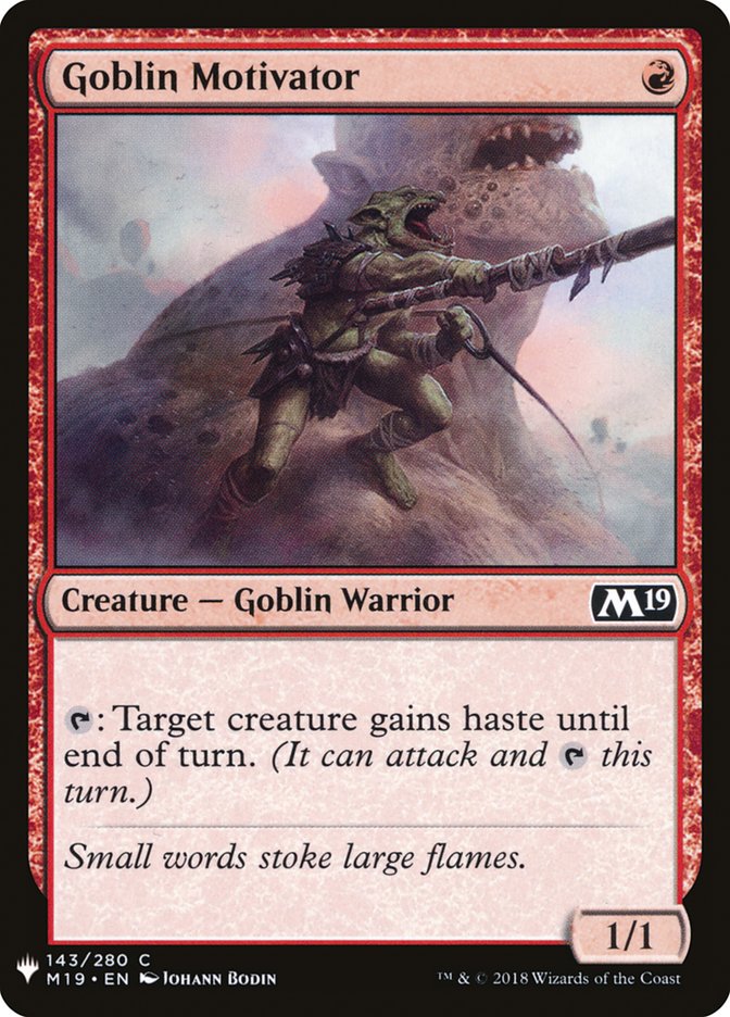 Goblin Motivator [Mystery Booster] | Local Legends