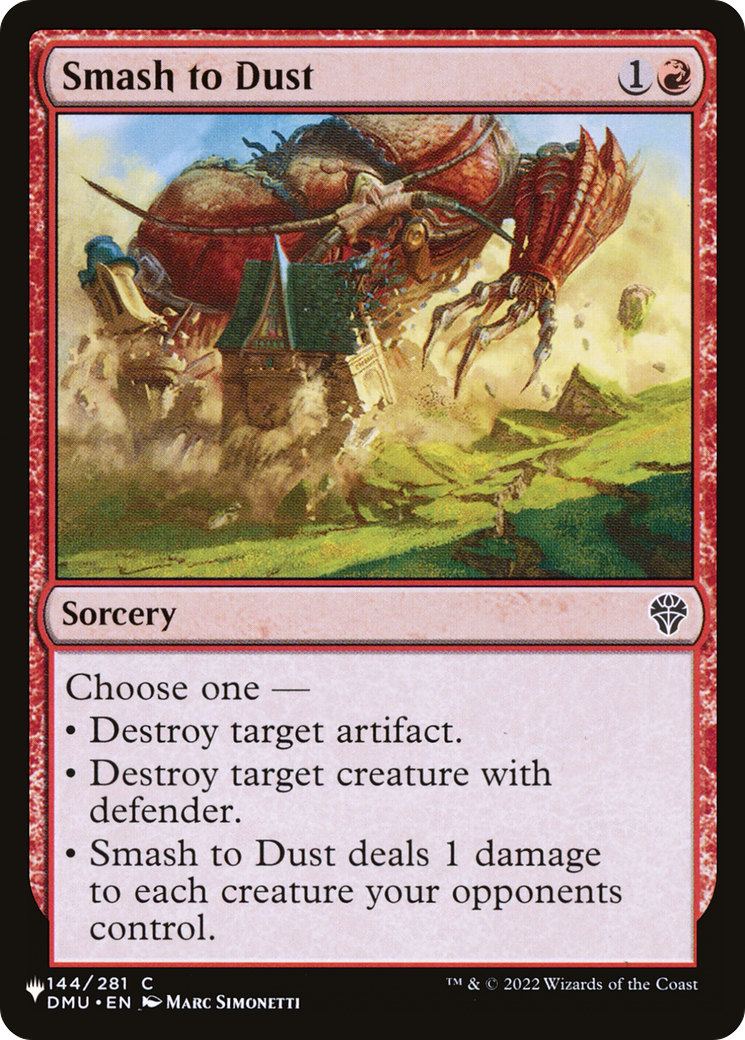 Smash to Dust [The List] | Local Legends