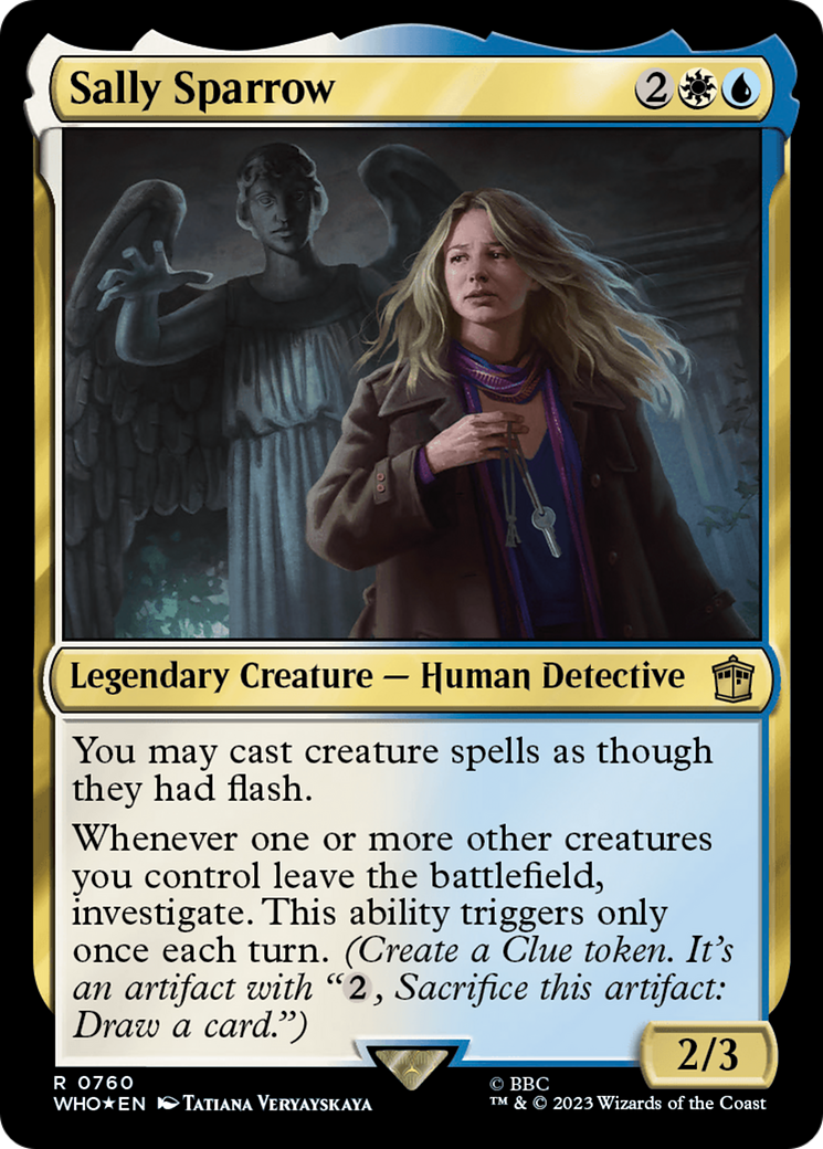 Sally Sparrow (Surge Foil) [Doctor Who] | Local Legends