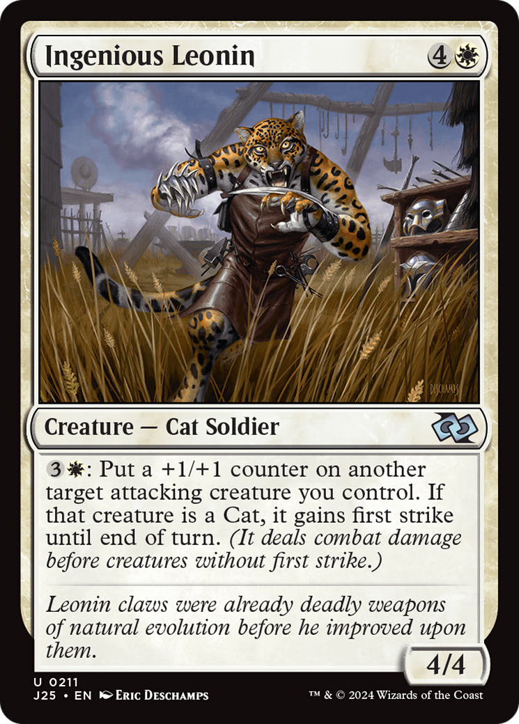 Ingenious Leonin [Foundations Jumpstart] | Local Legends