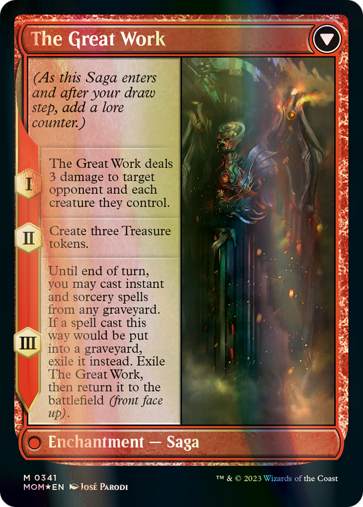 Urabrask // The Great Work (Serialized) [March of the Machine] | Golgari Games