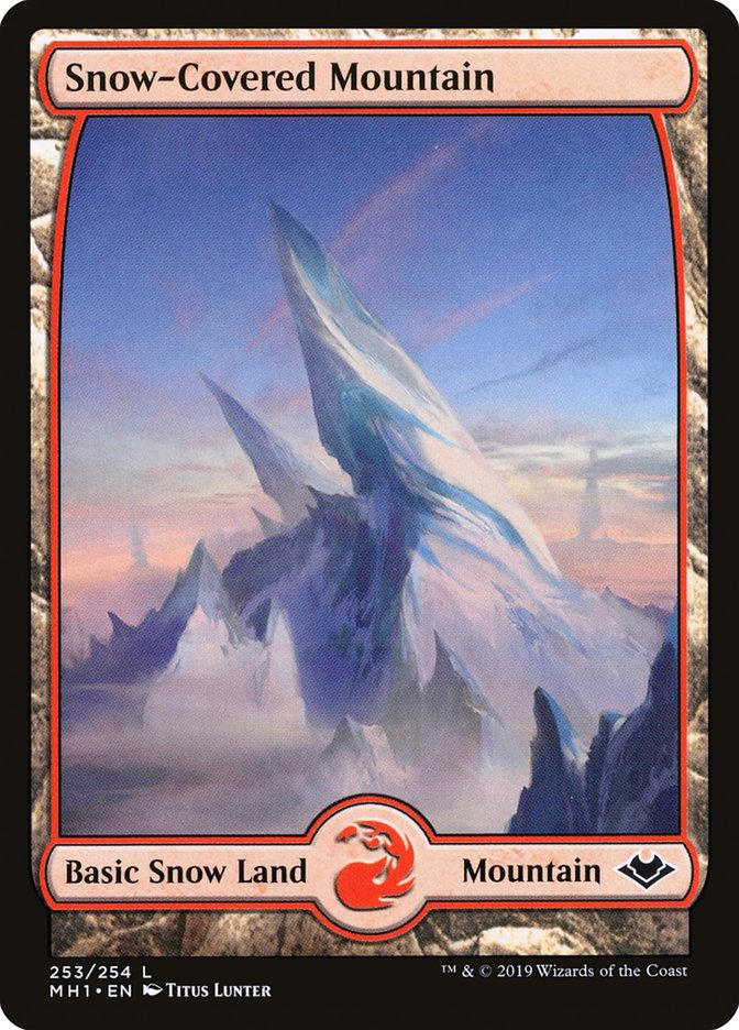 Snow-Covered Mountain [Modern Horizons] | Golgari Games