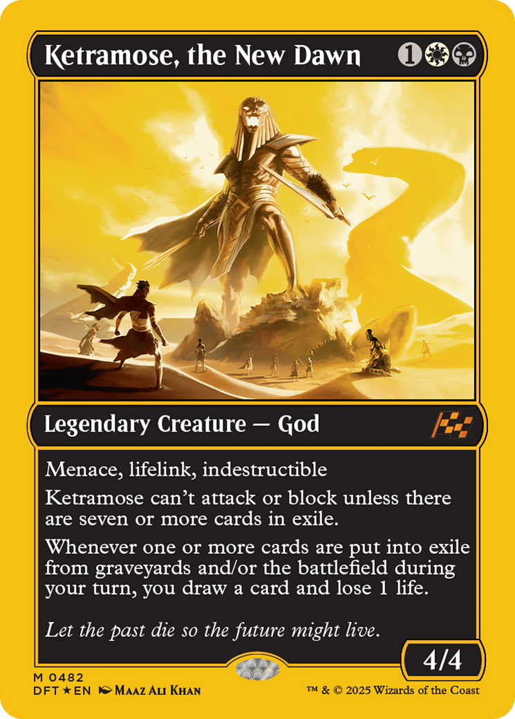 Ketramose, the New Dawn (First-Place Foil) [Aetherdrift] | Local Legends