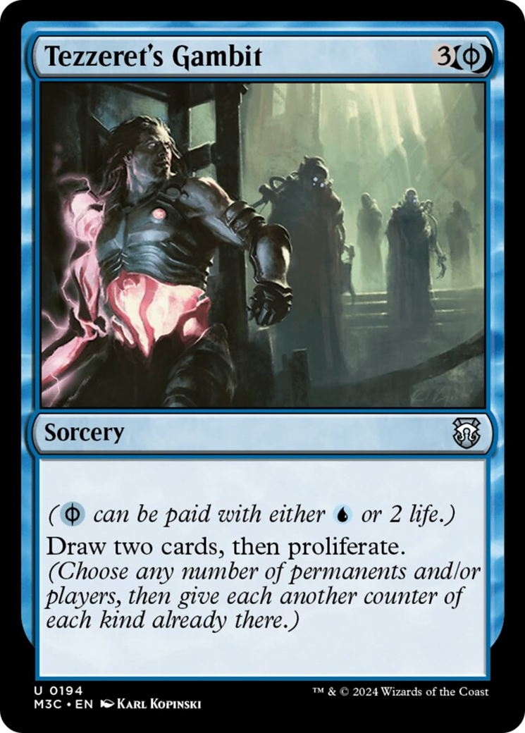 Tezzeret's Gambit (Ripple Foil) [Modern Horizons 3 Commander] | Local Legends