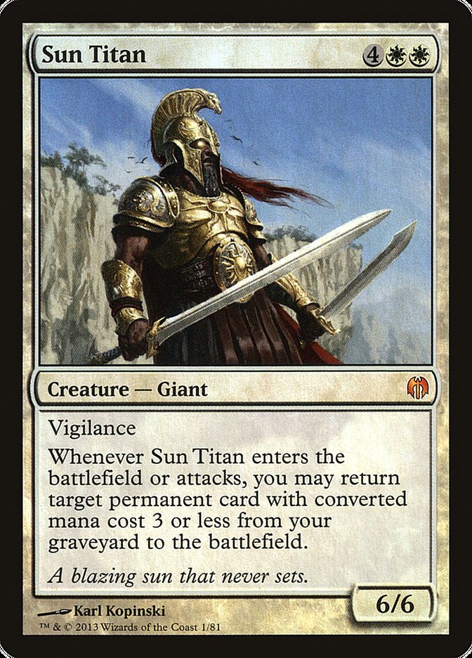 Sun Titan [Duel Decks: Heroes vs. Monsters] | Local Legends