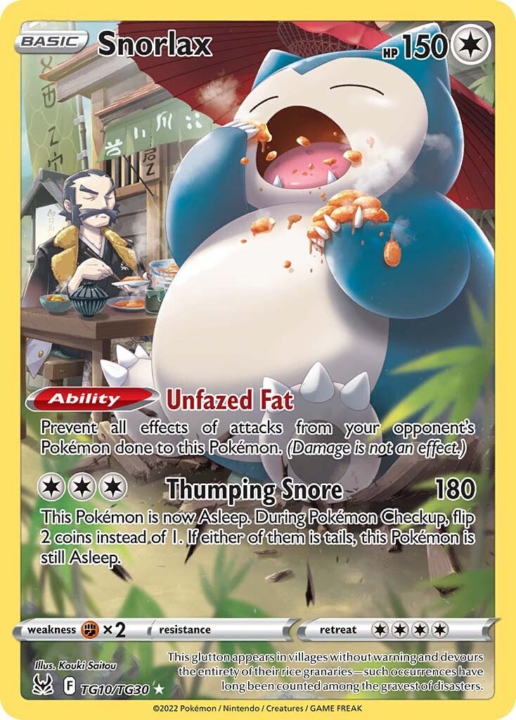 Snorlax (TG10/TG30) [Sword & Shield: Lost Origin] | Golgari Games