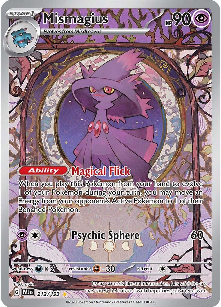 Mismagius (212/193) [Scarlet & Violet: Paldea Evolved] | Golgari Games