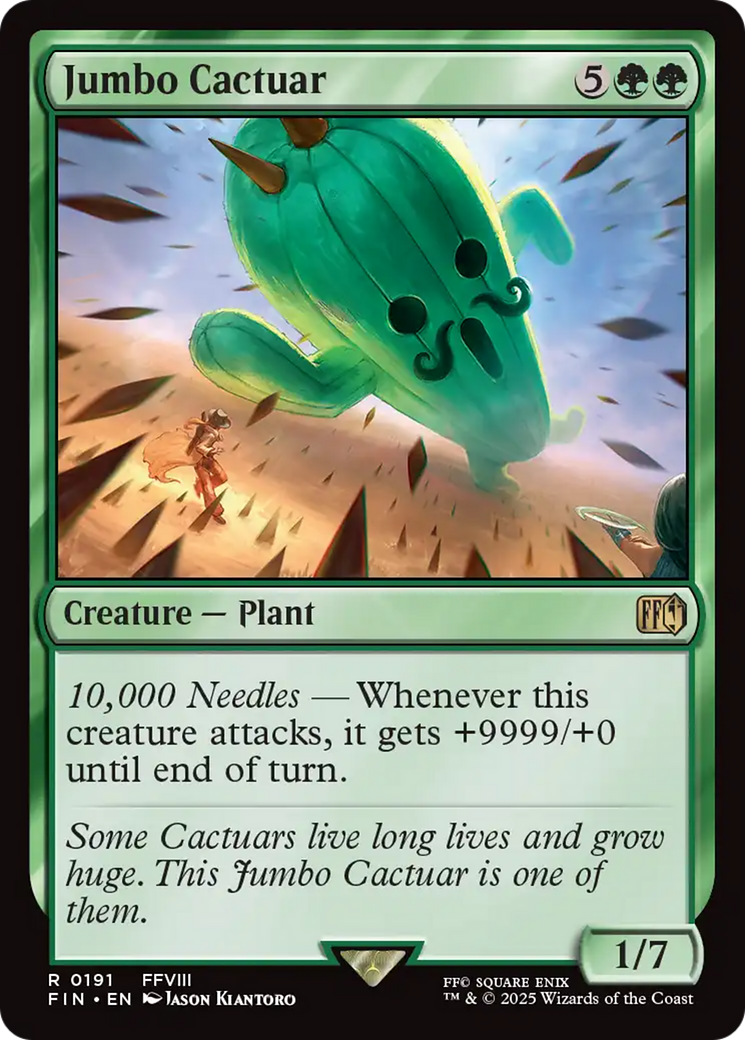 Jumbo Cactuar [FINAL FANTASY] | Local Legends