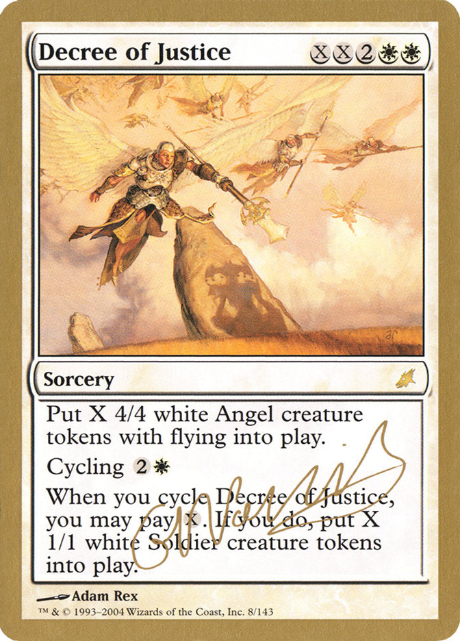 Decree of Justice (Gabriel Nassif) [World Championship Decks 2004] | Local Legends