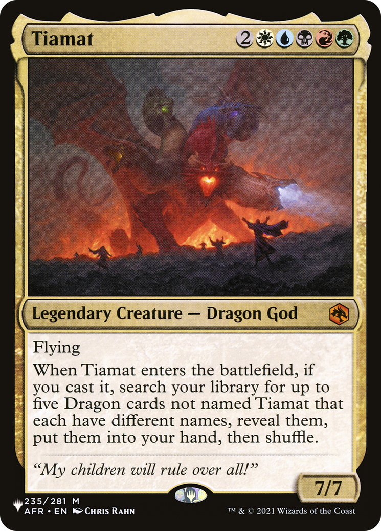 Tiamat [The List] | Golgari Games