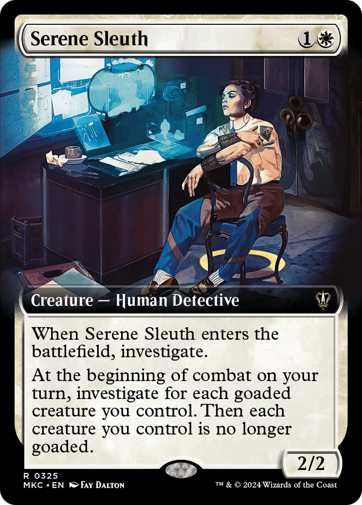 Serene Sleuth (Extended Art) [Murders at Karlov Manor Commander] | Local Legends