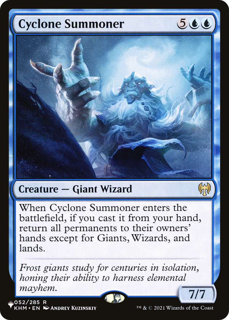Cyclone Summoner [The List] | Local Legends