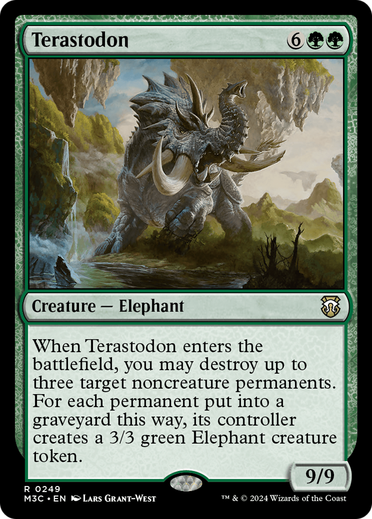 Terastodon (Ripple Foil) [Modern Horizons 3 Commander] | Local Legends