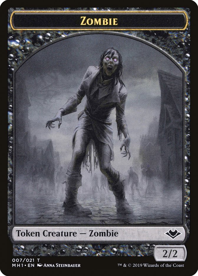 Marit Lage // Zombie Double-Sided Token [Modern Horizons Tokens] | Golgari Games