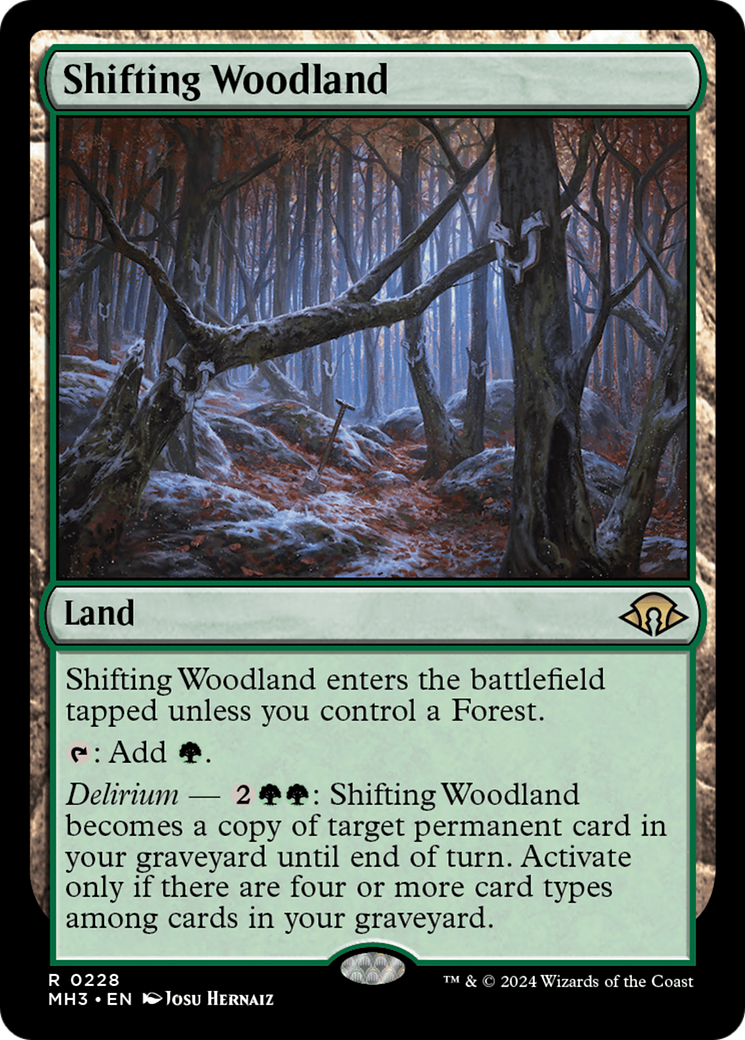 Shifting Woodland [Modern Horizons 3] | Golgari Games