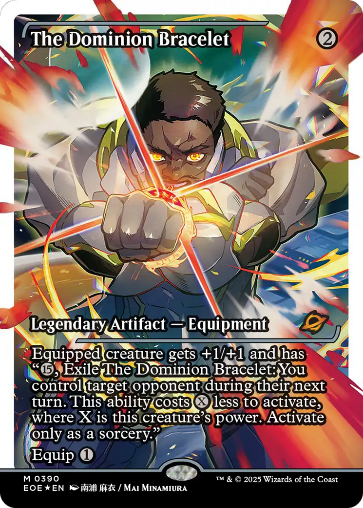 The Dominion Bracelet (Showcase) (Fracture Foil) [Edge of Eternities] | Local Legends