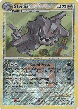 Steelix (24/95) (League Promo) [HeartGold & SoulSilver: Unleashed] | Golgari Games