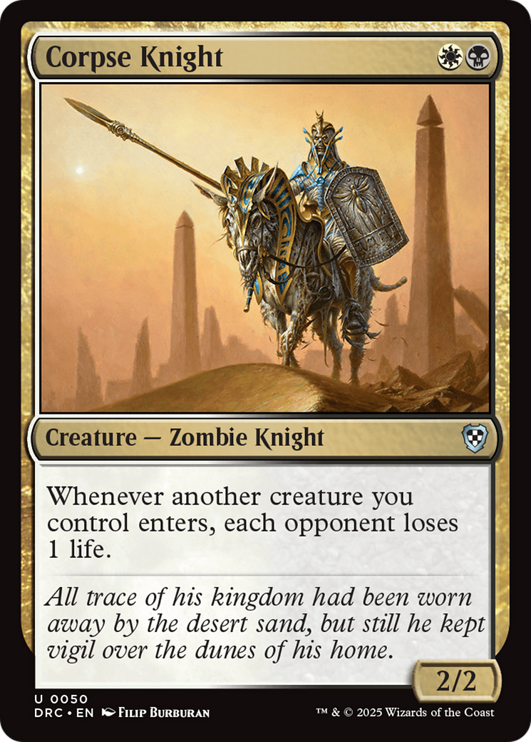 Corpse Knight [Aetherdrift Commander] | Local Legends