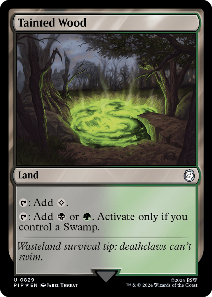 Tainted Wood (Surge Foil) [Fallout] | Local Legends