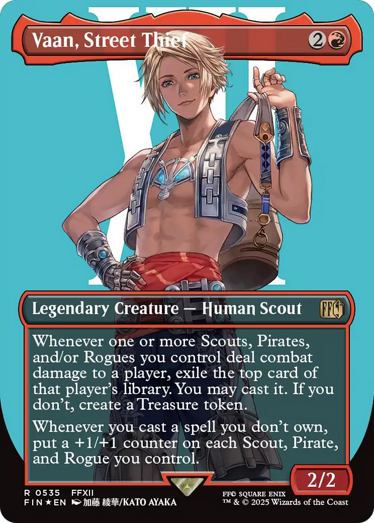 Vaan, Street Thief (Borderless) (Surge Foil) [FINAL FANTASY] | Local Legends