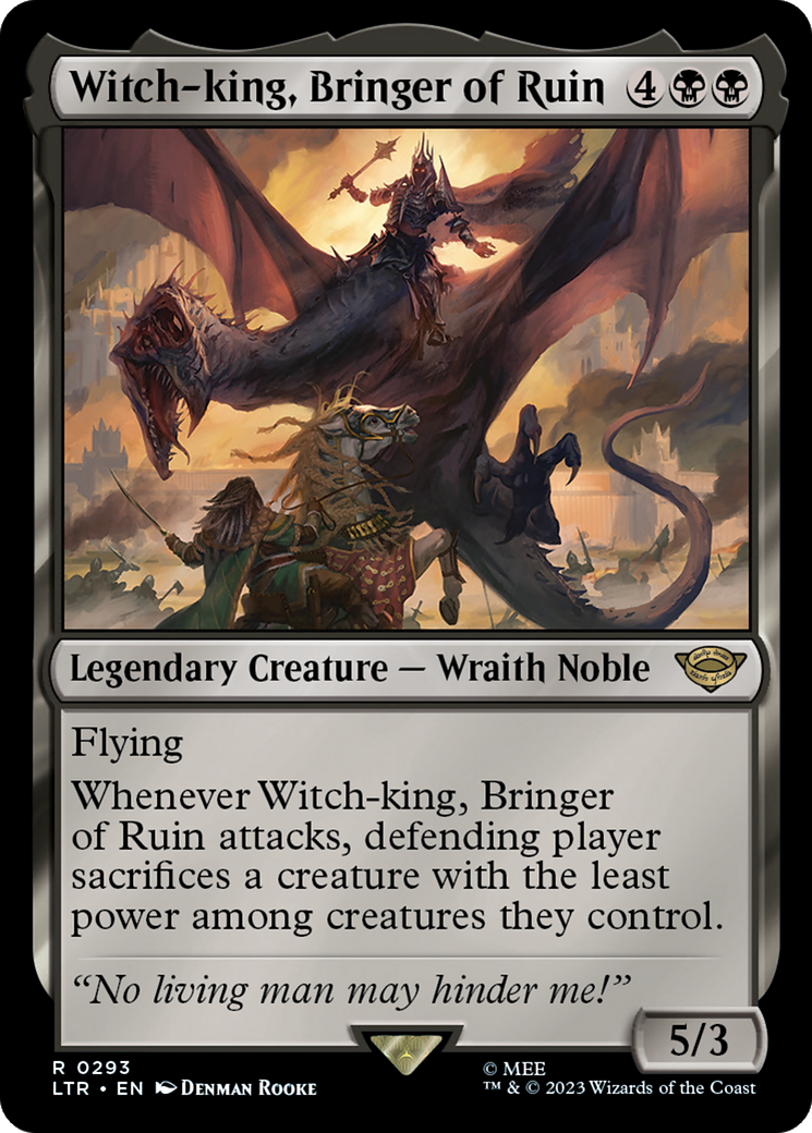 Witch-king, Bringer of Ruin [The Lord of the Rings: Tales of Middle-Earth] | Golgari Games