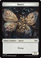 Insect (0005) // Manifest Double-Sided Token [Duskmourn: House of Horror Tokens] | Local Legends