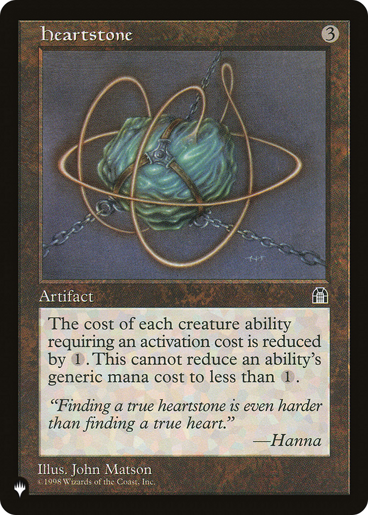 Heartstone [The List] | Local Legends