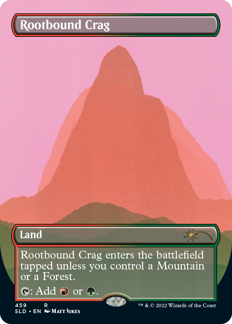 Rootbound Crag (Borderless) [Secret Lair Drop Series] | Local Legends