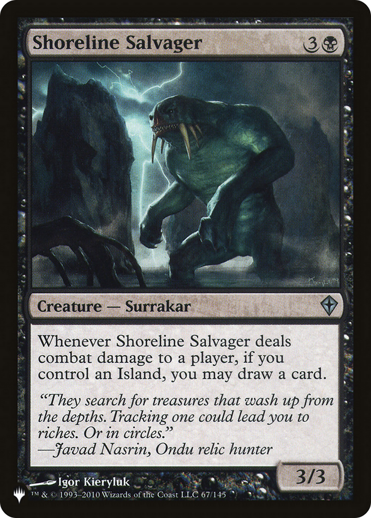Shoreline Salvager [The List] | Local Legends