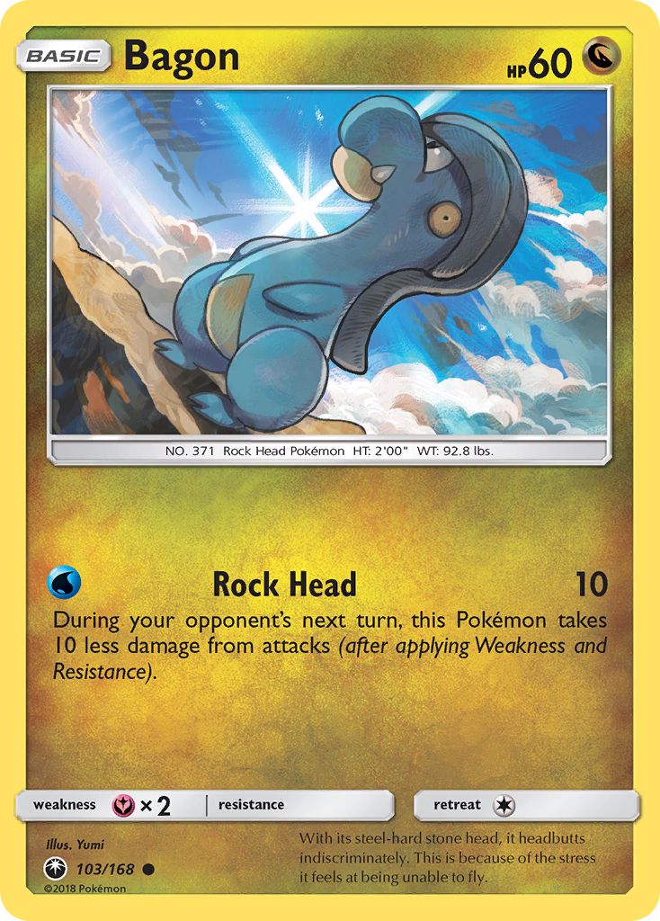 Bagon (103/168) [Sun & Moon: Celestial Storm] | Local Legends