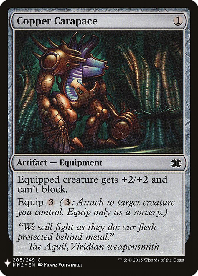 Copper Carapace [Mystery Booster] | Local Legends