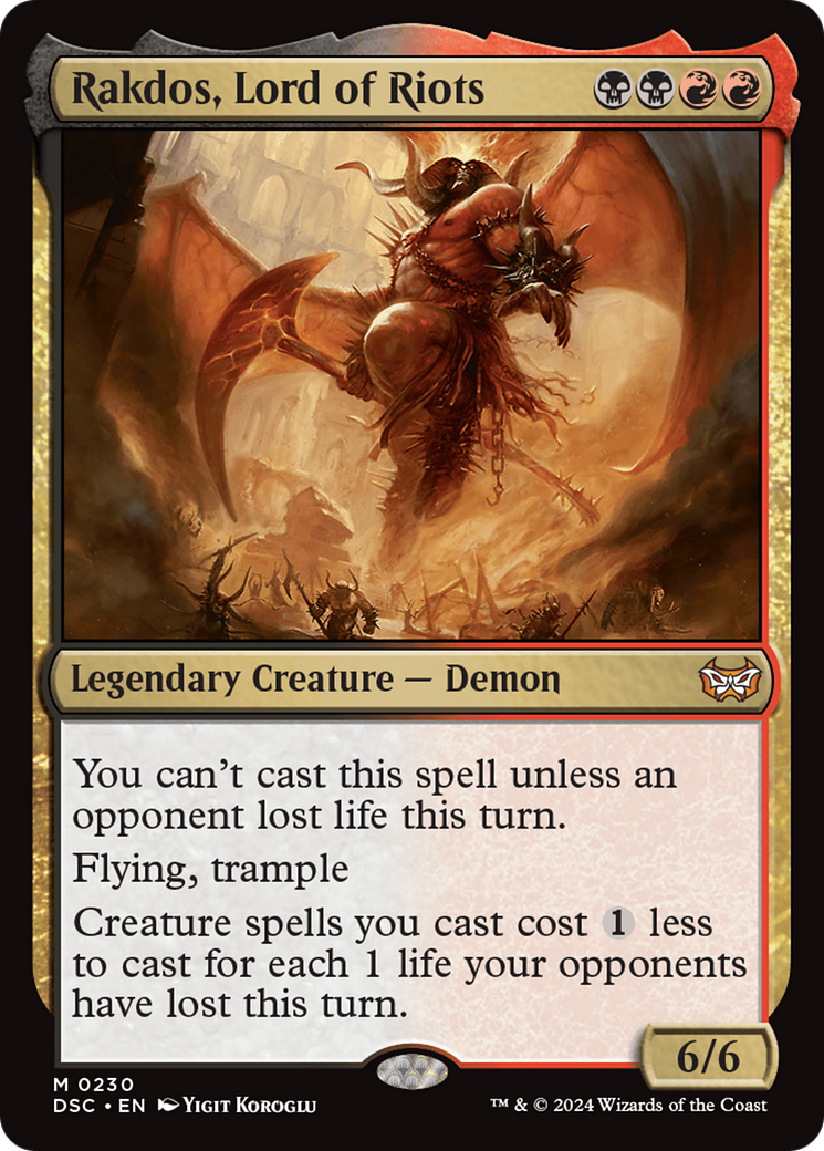 Rakdos, Lord of Riots [Duskmourn: House of Horror Commander] | Local Legends