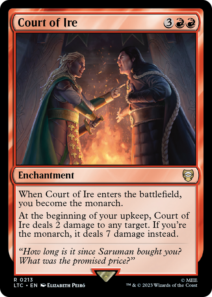 Court of Ire [The Lord of the Rings: Tales of Middle-Earth Commander] | Local Legends