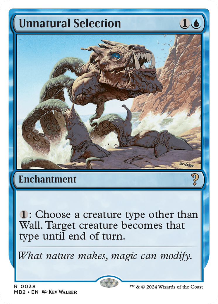 Unnatural Selection (White Border) [Mystery Booster 2] | Local Legends