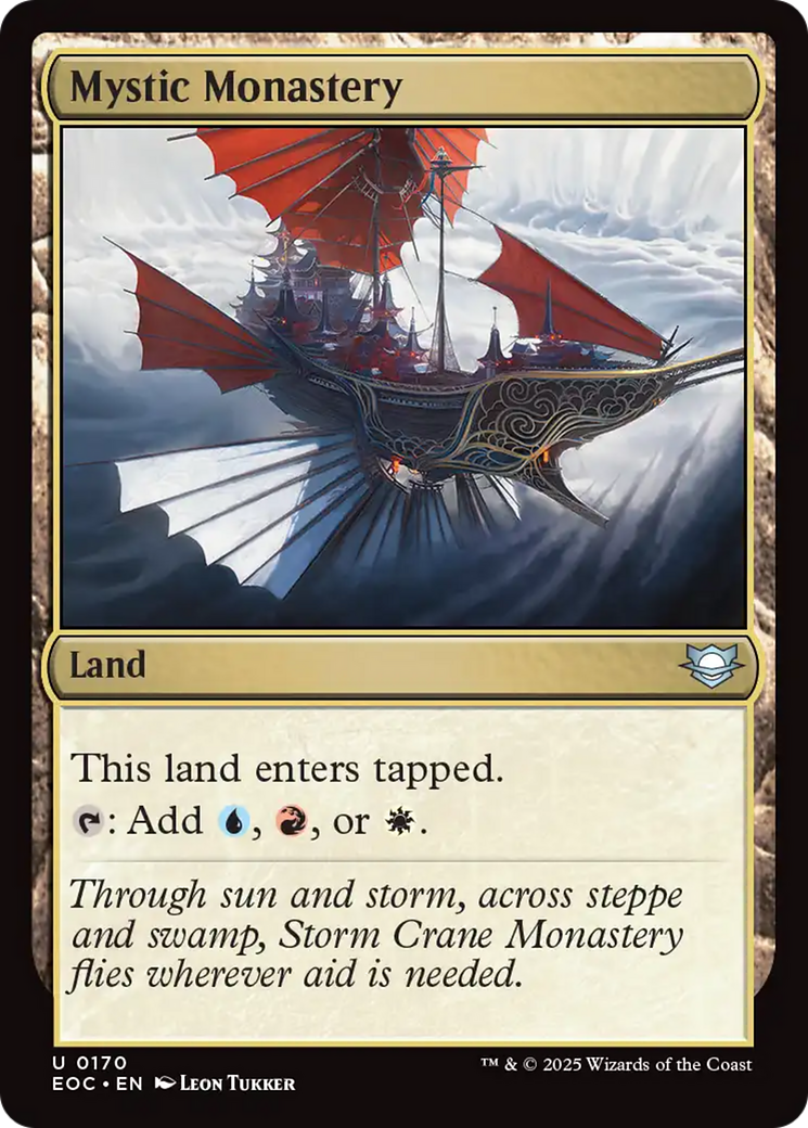 Mystic Monastery [Edge of Eternities Commander] | Local Legends