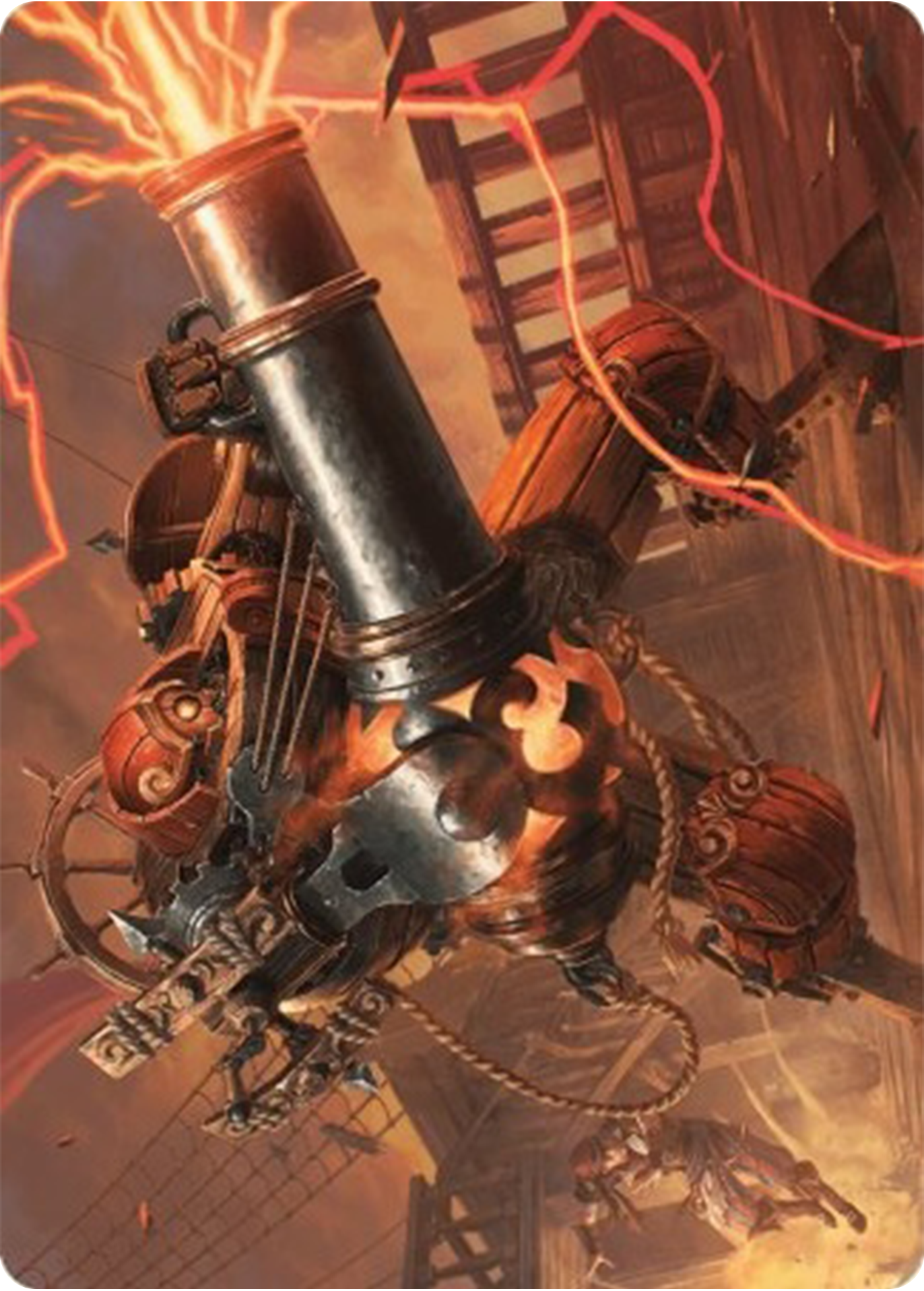 Blaster Hulk Art Card [Modern Horizons 3 Art Series] | Local Legends