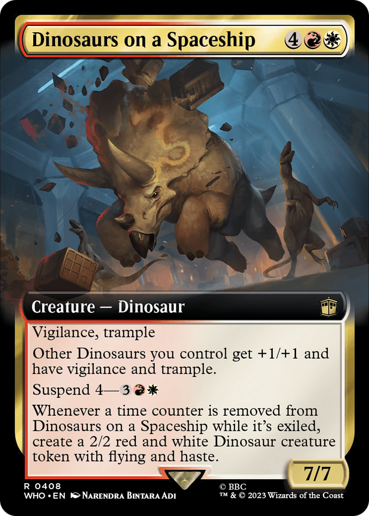 Dinosaurs on a Spaceship (Extended Art) [Doctor Who] | Local Legends