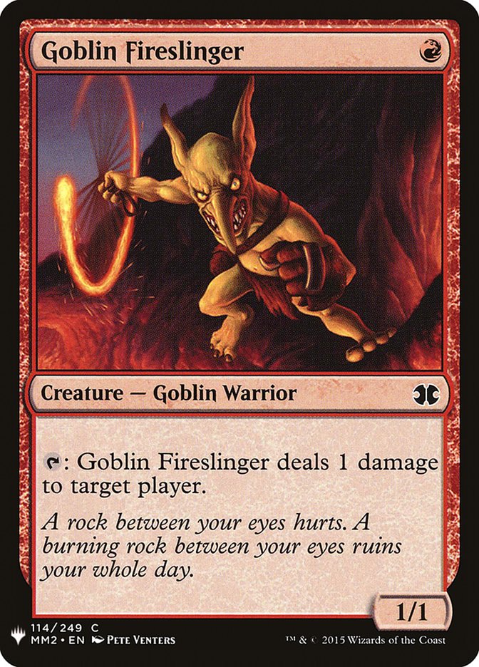 Goblin Fireslinger [Mystery Booster] | Local Legends
