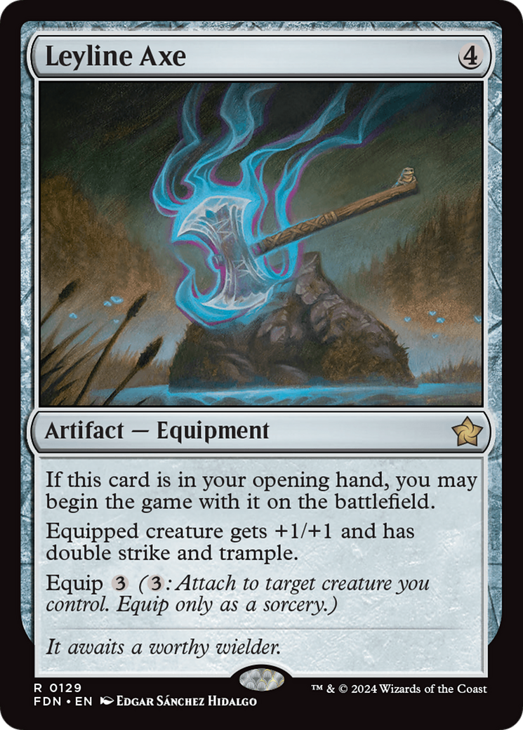 Leyline Axe [Foundations] | Local Legends