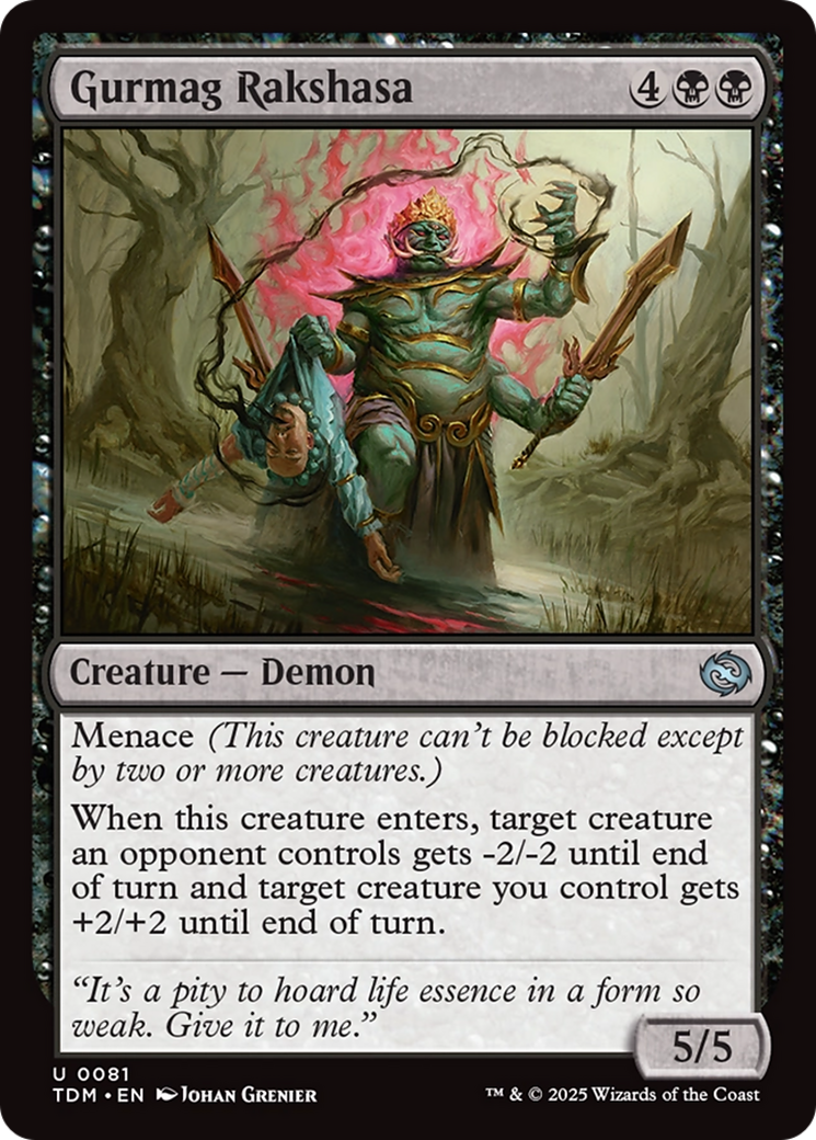 Gurmag Rakshasa [Tarkir: Dragonstorm] | Local Legends