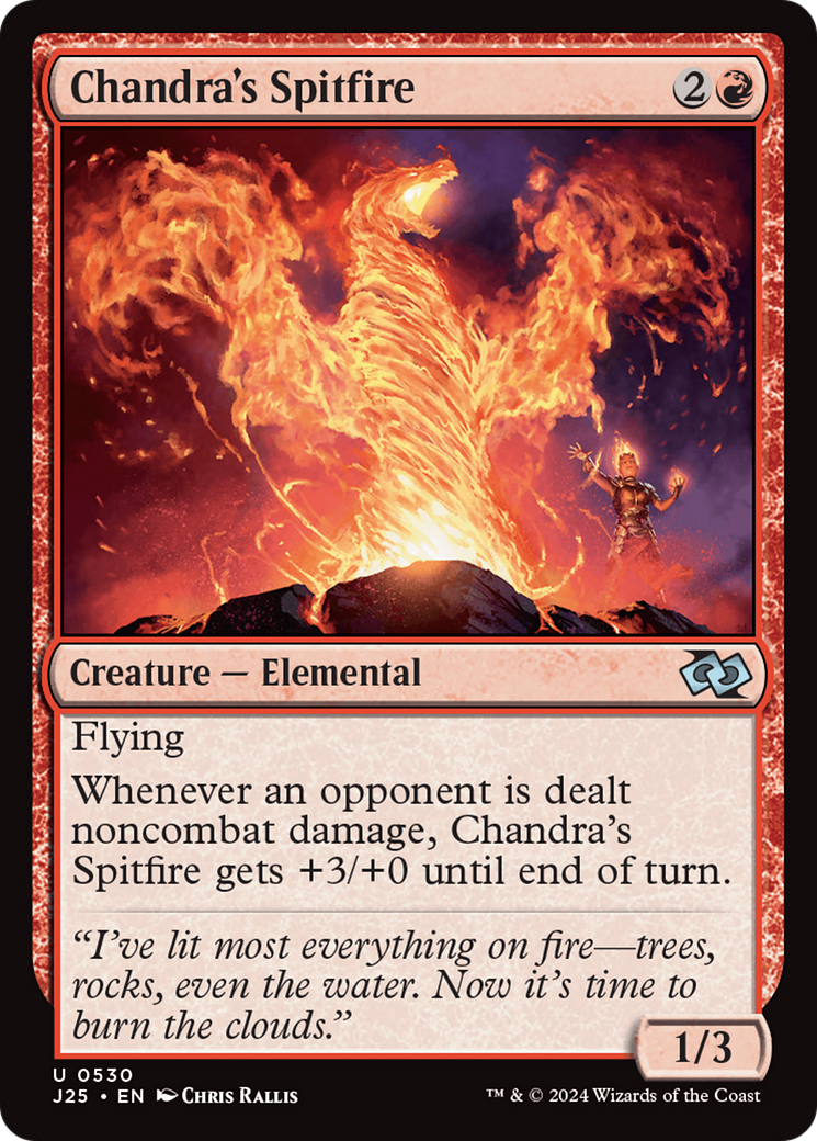 Chandra's Spitfire [Foundations Jumpstart] | Local Legends