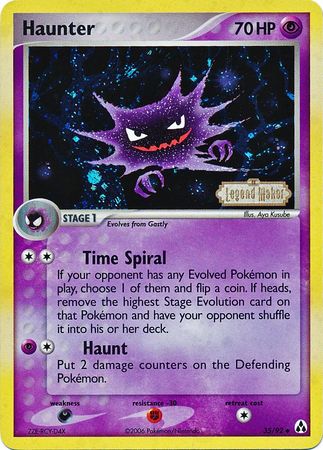 Haunter (35/92) (Stamped) [EX: Legend Maker] | Local Legends