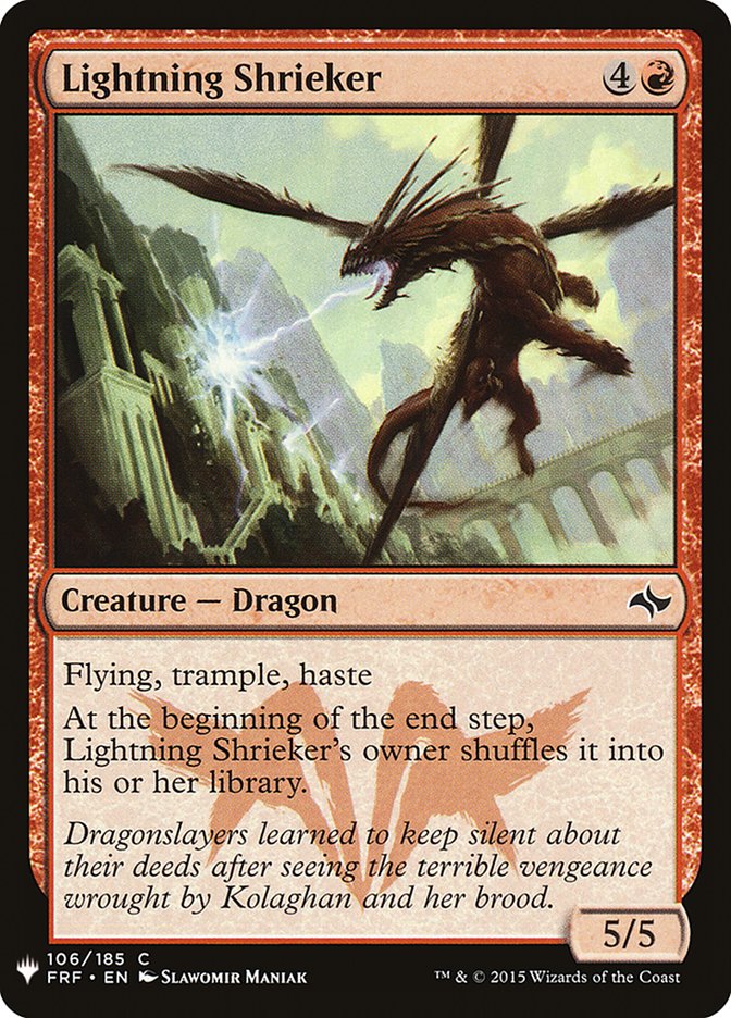 Lightning Shrieker [Mystery Booster] | Local Legends