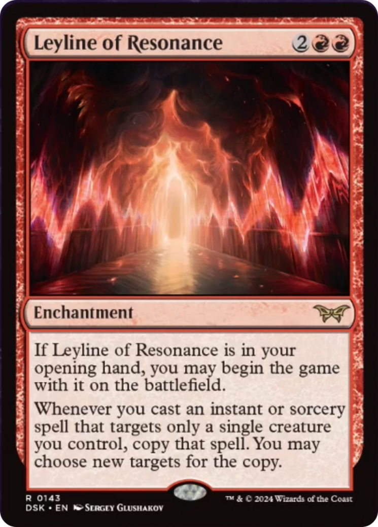 Leyline of Resonance [Duskmourn: House of Horror] | Local Legends