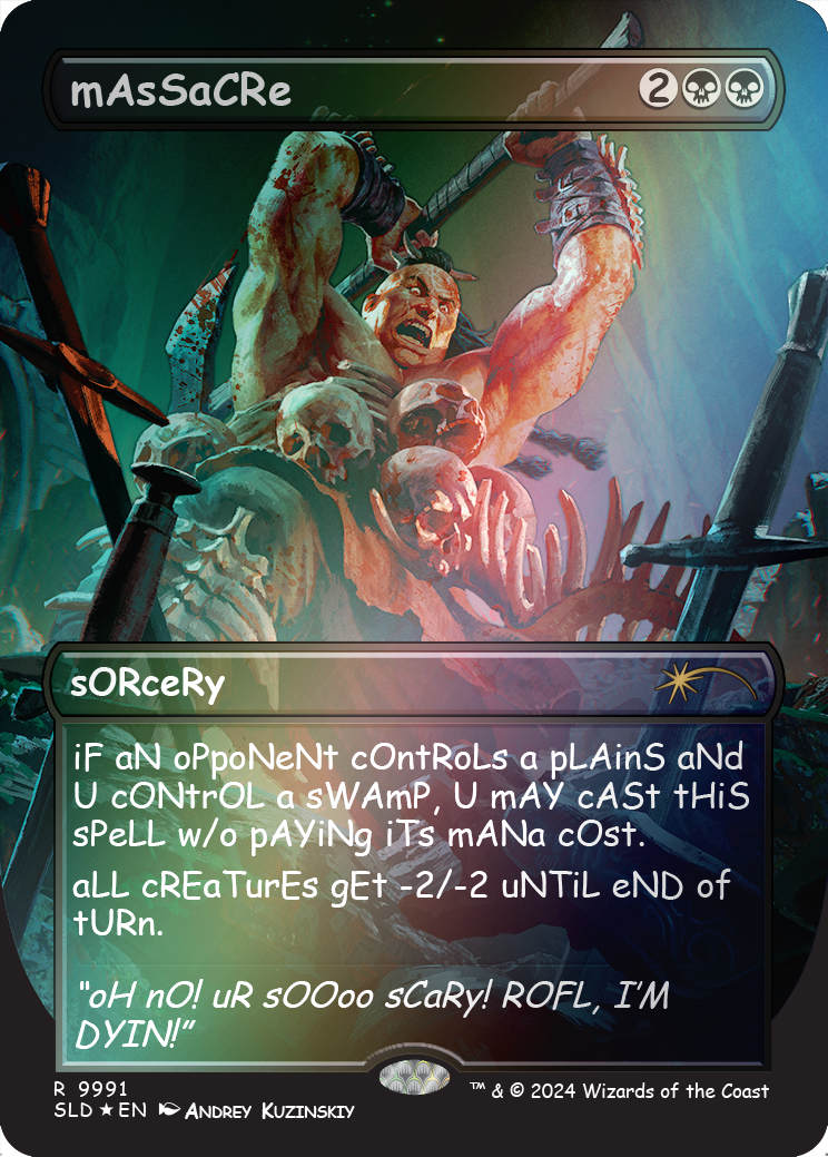 mAsSaCRe (Rainbow Foil) [Secret Lair Drop Series] | Local Legends