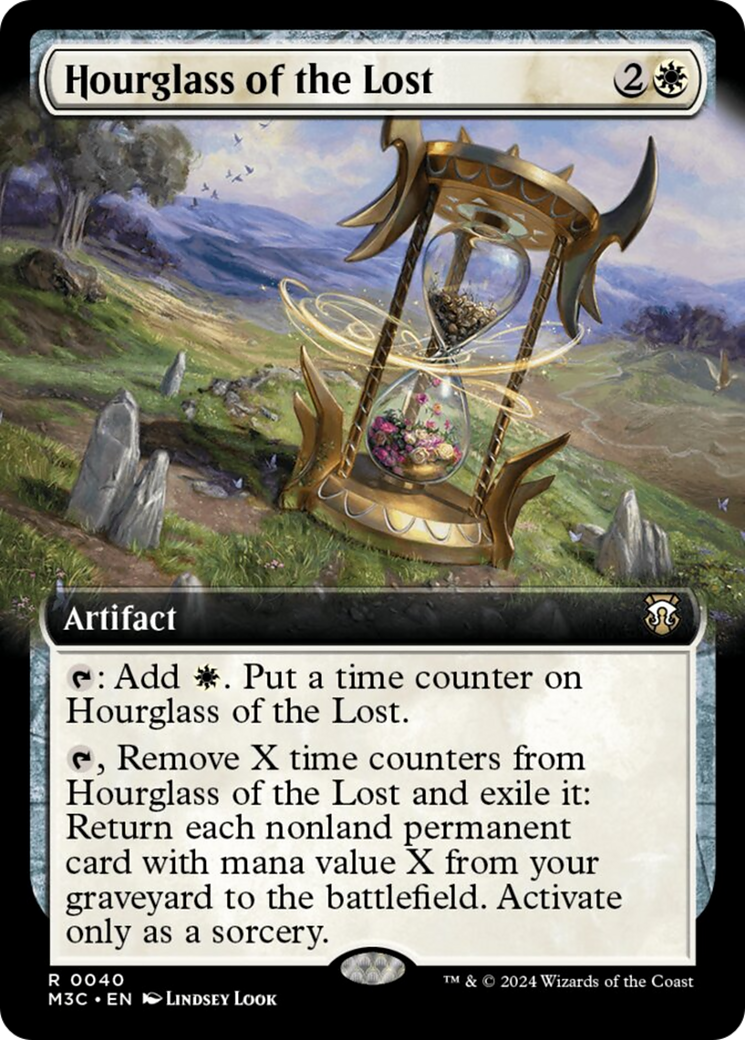 Hourglass of the Lost (Extended Art) [Modern Horizons 3 Commander] | Local Legends