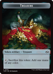 Elephant // Treasure Double-Sided Token [Tarkir: Dragonstorm Tokens] | Local Legends