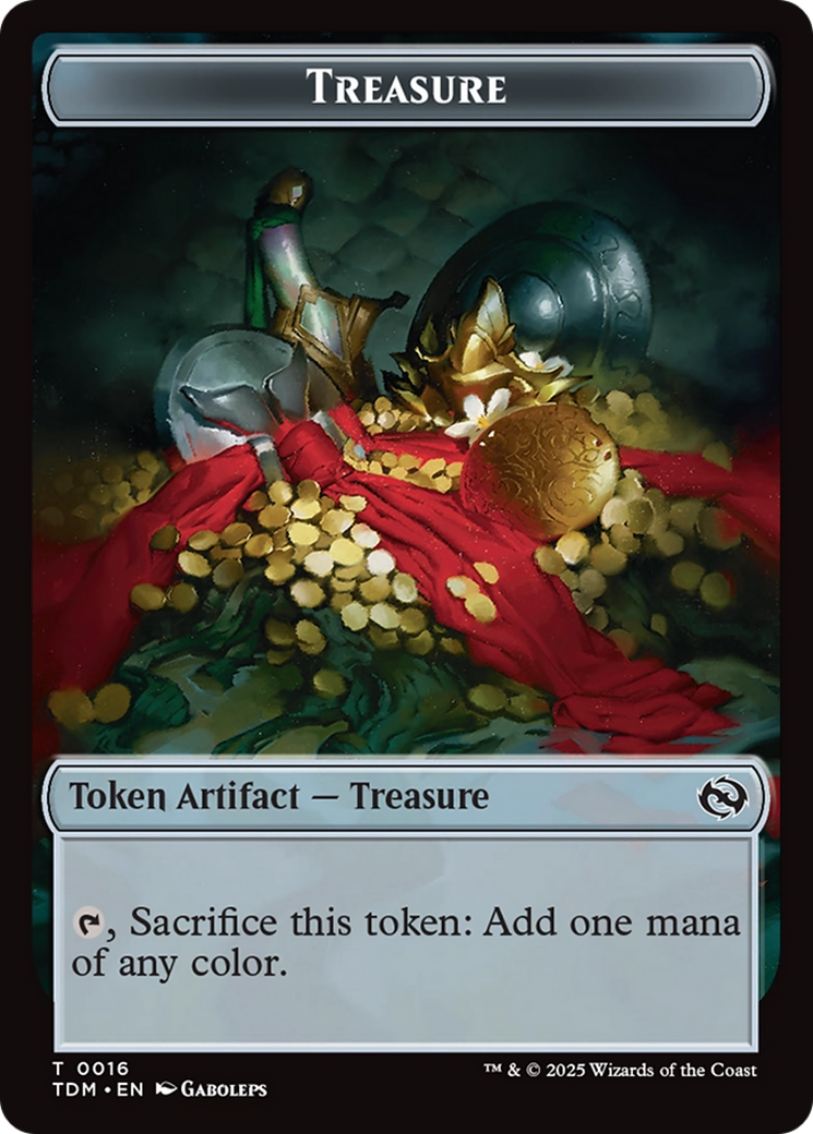 Beast // Treasure Double-Sided Token [Tarkir: Dragonstorm Commander Tokens] | Local Legends
