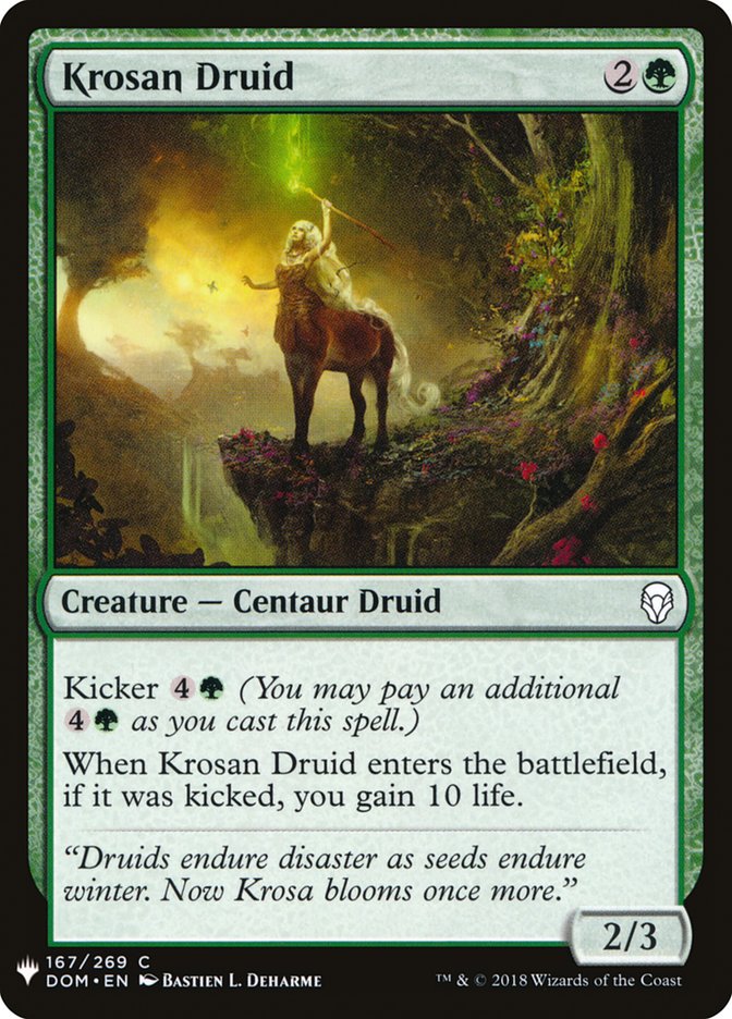 Krosan Druid [Mystery Booster] | Golgari Games