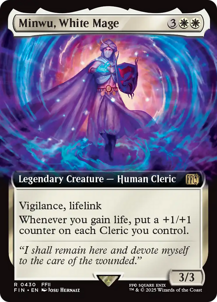 Minwu, White Mage (Extended Art) [FINAL FANTASY] | Local Legends